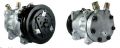 Klimakompressor Massey Ferguson M�hdrescher Dronningborg 30/32/34/38/40  12V/Doppelriemenscheibe  Serie Dronningborg Modell 24,