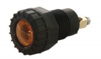 Kontrollampe Anzeigeleuchte 2polig orange BA9s 12V/24V 17mm 85780321 180016 - 0