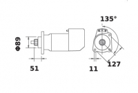 Anlasser 24V/5,4kw 11z f.Iskra IS9010 11.139.508 11139508 AZK5547 MS699 11139010 AZK5170 MS587 11130287 AZL3624 51262017042 51.2 - 1