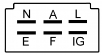 Regler 12V f.Denso Lichtmaschine  026000-7200 0260007200 23500-14602 2350014602 23500-14603 2350014603 23500-14800 2350014800 23 - 1
