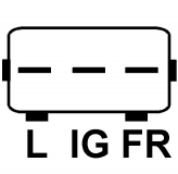 Regler 12V f.Denso Lichtmaschine 126000-3290 101211-9570 102211-1780 102211-2220 102211-2221 102211-2222 102211-2223 102211-2270 - 1