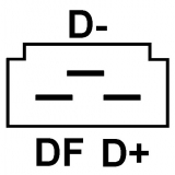 Regler 12V f.Femsa Lichtmaschine GRO12-4 - 1