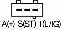 Regler 12V f.Ford Lichtmaschine GR811 F3RU10316AA 3G SERIES 7066376 93BB-10300FA 93BB10300FB 93BB10300FE 97BB10300BA F3AU-10300- - 1