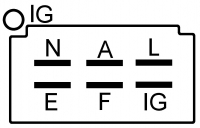 Regler 24V f.Hitachi Lichtmaschine TL2Z-17 TL2Z-14 - 1