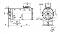 DC-Motor Gleichstrommotor CR 36V/4,1kw Iskra IM0111 MM332 11.216.004 11216004 AMP4512 11212298 AMP4609 1517220536  SCMELP3651 - 1