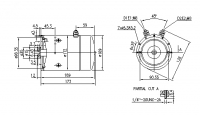 DC-Motor Gleichstrommotor ACR 48V/2,0kw f.Iskra IM0331 AMJ5545 11212286 11.212.286 - 1