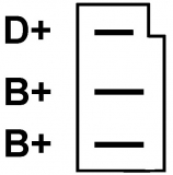 Regler 12V f.Lucas Lichtmaschine UCB153 37735 A127 054022310010 054022420010 054022481010 063324295010 063324311010 24246 24246A - 1