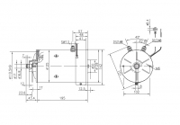 DC-Motor Gleichstrommotor CR 24V/3,0kw f. Broc Oil Sistem c1620S1040 IM0248 AMK5531 11216486 11.216.486 - 1
