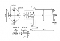 DC-Motor Gleichstrommotor CR 24V/0,8kw f.Iskra IM0297 AME1120 11216727 11.216.727 - 1