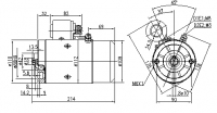 DC-Motor Gleichstrommotor CR 24V/2,1kw f.Delco Remy 19024694 19024696 36627 36631 - 1