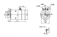DC-Motor Gleichstrommotor CR/ACR 12V/1,5kw f.Quick EMF101200000 IM0113 11.216.050 11216050 AMP4726 - 1