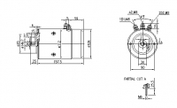DC-Motor Gleichstrommotor CR/ACR 24V/0,9kw f.Quick EMF072400001 IM0114 11.216.051 11216051 AMP4727 - 1