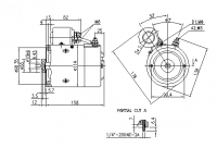 DC-Motor Gleichstrommotor ACR 12V/1,6kw f.Iskra IM0330 AMJ4707 11212896 11.212.896 - 1
