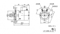 DC-Motor Gleichstrommotor CR 24V/2,2kw f.SPX Fluid Power Smiths 101820-30-24 102680-30-24 1018203024 1026803024 IM0034 11.212.62 - 1