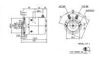 DC-Motor Gleichstrommotor CR 12V/1,6kw f.Western Motors W5680 W7880 W-5680 W-7880  IM0033 11.212.623 11212623 AMJ5182 11212554 1 - 1