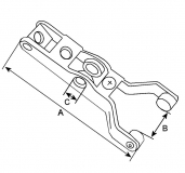 Einrückgabel f.Bosch Anlasser 2001933021 0001370003 0001370004 0001371004 0001371005 0001371006 0001371007 0001371008 0001371009 - 1