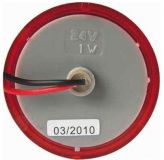 Lichtscheibeneinheit LED 24V rot für Umrissleuchte - 1