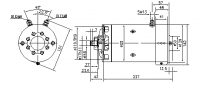 DC-Motor Gleichstrommotor CR 24V/3,0kw f.Broc Oil Sistem IM0046 AMK5685 11212854 11.212.854 - 1