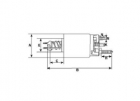 Magnetschalter 12V f.Lucas Anlasser SRB319 76731 - 1