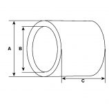 Buchse Ankerbuchse im getriebe f.Bosch Anlasser 1000301076 1000301054 0001106001 0001106002 0001106011 0001106012 0001106014 000 - 1