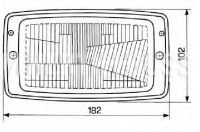 Hauptscheinwerfer Einbau li. - re. H4/T4W - 1
