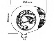 Hauptscheinwerfer li. H4 PY21W T4W - 1
