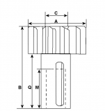 Ritzel 10z f.CAV Anlasser 6211-375g 1320F028 1320F036 1320F552 CA45F12-2M CA45F12-3M CA45F12-55M CA45F12-Y2M CA45F12-Y3M CA45F12 - 1