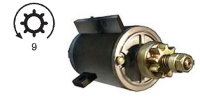 Anlasser Marine 12V/0,6KW 9z f. John Deere 50HP 55HP 60HP 65HP 70HP 75HP Two Stroke m.Johnson Gas   smh12b41 sm17996 sm10629 sm0 - 0