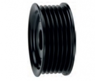 Riemenscheibe f.Bosch Lichtmaschine  Bohrung Durchmesser 17.00 AD mm 57.90 Tiefe mm 17.40 Breite mm 26.60 Spuren 6 Riementyp Mul - 0