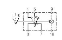 Schalter Kippschalter Rastend zweistufig m.einem Schaltkreis Hella 6RH004570261 - 1