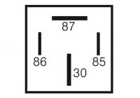 Relais Arbeitsstrom Schliesser 12V/70A 4polig 4287339M1 51395260 3464104 - 1