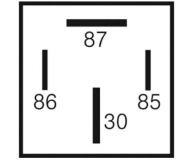 Relais Arbeitsstrom 24V/70A 4polig m.Widerstand 1457437 97103581 81259020519 81259020491 81259020317 81259020155 41801122EE 1602 - 1