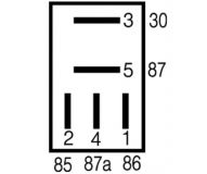 Relais Arbeitsstrom Wechsler 12V/20A 5polig 75613174 75613177 160919 - 1