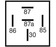 Relais Arbeitsstrom Wechsler 12V/30A,40A 5polig 1363111A 1243560 1373604 0906185 al208597 268775 160265 160805 - 1