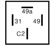 Blinkgeber 24V/170W 4polig 75605126 - 1