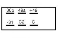 Blinkgeber 24V/3+1/8x21W 6polig 151200200 1519526 60499740 2446648 99436137 2446648 888.25310.6002 160199 - 1