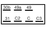 Blinkgeber 24V/2+1+1/8x21W 7polig 621970 910114 900030 81.25310.6043 0025440532 1582411 - 1