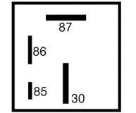 Steuergerät-Glühzeit f.VW 12V/70A 4polig 357911253A 75614017 - 1
