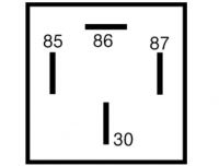 Relais Kraftstoffpumpe Seat VW 12V/30A 4polig 357906381 1J0906381A 56614123 160637 - 1