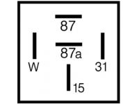 Relais Kraftstoffpumpe MAN 24V/20A 5polig 81.25902.0378 81.25902.0330 81259020330 81259020378 75898134 - 1