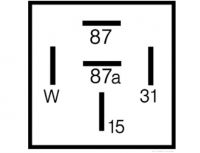 Relais Kraftstoffpumpe MAN Steyr 24V/20A 5polig 81.25902.0314 81259020314 75898345 - 1