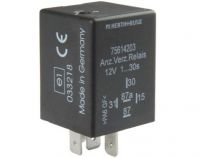 Zeitrelais einstellbar anzugverzögert 12V/15A 5polig 75614203 - 0