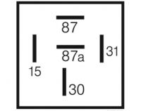 Zeitrelais einstellbar anzugverzögert 12V/15A 5polig 75614069 - 1