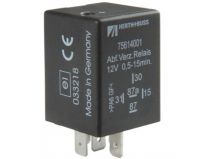 Zeitrelais einstellbar abfallverzögert 12V/15A 5polig m.2Dioden 75614001 - 0