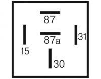Zeitrelais einstellbar abfallverzögert 24V/15A 5polig m.2Dioden 75614002 - 1