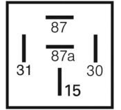 Schrittschaltrelais 24V/20A 5polig 75614217 - 1
