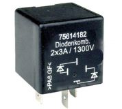 Diode 12V/24V/3A 4polig 75614182 - 0