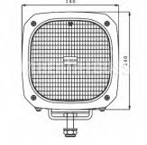 Arbeitsscheinwerfer Xenon D1 24V - 1