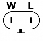 Stecker f.Bosch Lichtmaschine 9121334418 6033GB4009 9120334633 9120334634 9120334638 9120334641 9120334642 - 1