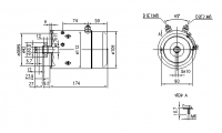 DC-Motor Gleichstrommotor CR 12V/1,5kw f.Iskra IM0255 AMJ5124 11212557 11.212.557 - 1